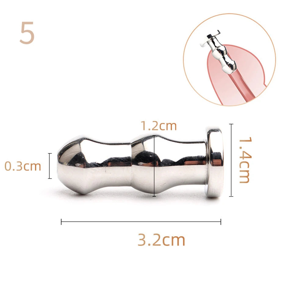 Stainless Steel Urethral Sound Dilator Penis Plug Stimulation Urethral Plug Urethra Catheter Sounding Rods Sex Toys for Men