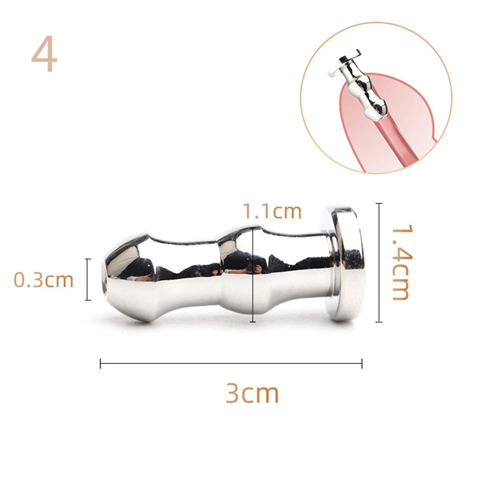 Stainless Steel Urethral Sound Dilator Penis Plug Stimulation Urethral Plug Urethra Catheter Sounding Rods Sex Toys for Men