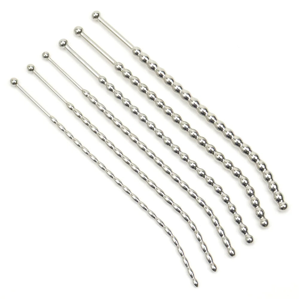 Stainless Steel Urethral Sound Dilators Sounding Penis Plug Urethral Beads Sex Toys For Men Catheters Urethral Plug Penis Insert