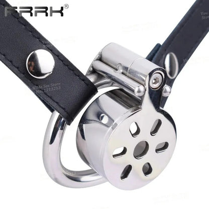 Stainless Steel Wrapped Male Slave Chastity Device Penis Cage Cock Rin GXLOCK Store Stainless Steel Wrapped Male Slave Chastity Device Penis Cage Cock Rin GXLOCK Store