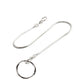 Stainless steel Male long cage Chastity Device urethral sound metal chain cock penis ring lock BDSM restraint sex toy for men