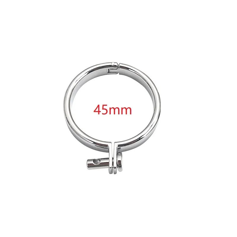 Stainless steel Male long cage Chastity Device urethral sound metal chain cock penis ring lock BDSM restraint sex toy for men