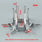 Stainless steel Metal Anal Plug hollow Spreader Vaginal Dilator Clamp Speculum Mirror Adjustable Size  BDSM restraint Sex Toy