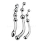 Stainless steel butt plug Metal anal beads G Spot Wand male prostate Massage Stick Double dildo vagina SM sex toys for man woman