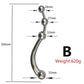 Stainless steel butt plug Metal anal beads G Spot Wand male prostate Massage Stick Double dildo vagina SM sex toys for man woman