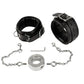 Stainless steel heavy ball stretcher penis lock cock ring delay leather bondage handcuff with chain set metal slave couple game