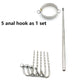 Stainless steel metal BDSM bondage collar anal hook butt plug slave lock restraint SM erotic Sex toy for couple game