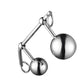 Stainless steel metal ball Male anal plugbutt plug erotic sex slave products with cock rings penis ring AC612