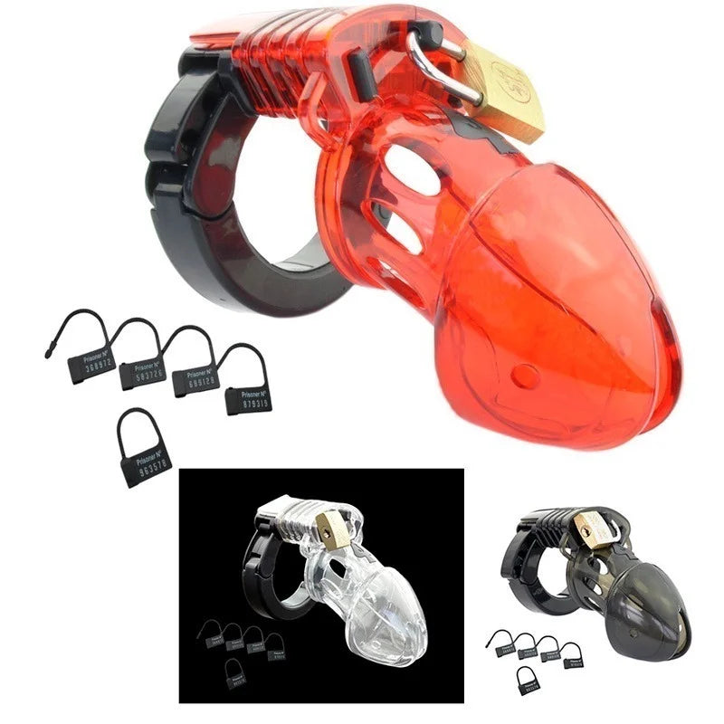 Steel Male Chastity Device with Padlock 5 Size Ring Short Penis Cock Cage Penis Sleeve Adult Game Scrotum Bound Ball Stretcher