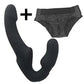 Strapless Strap-on Dildo Vibrator for Couples Strapon for Lesiban Wireless Remote Control Double-Heads Vibrator Adult Sex Toys