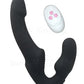 Strapless Strap-on Dildo Vibrator for Couples Strapon for Lesiban Wireless Remote Control Double-Heads Vibrator Adult Sex Toys
