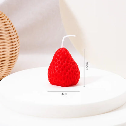 Strawberry Candle Cute Low Temperature Drops Wax Couples Flirtatious Sex Toys Adult Game Adult Game Cute Aromatherapy Candle