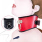 Strict Leather Posture O Ring Collar Restraint Head Harness BDSM Adult Sex Toy Lockable Choker Training Stretching Brace