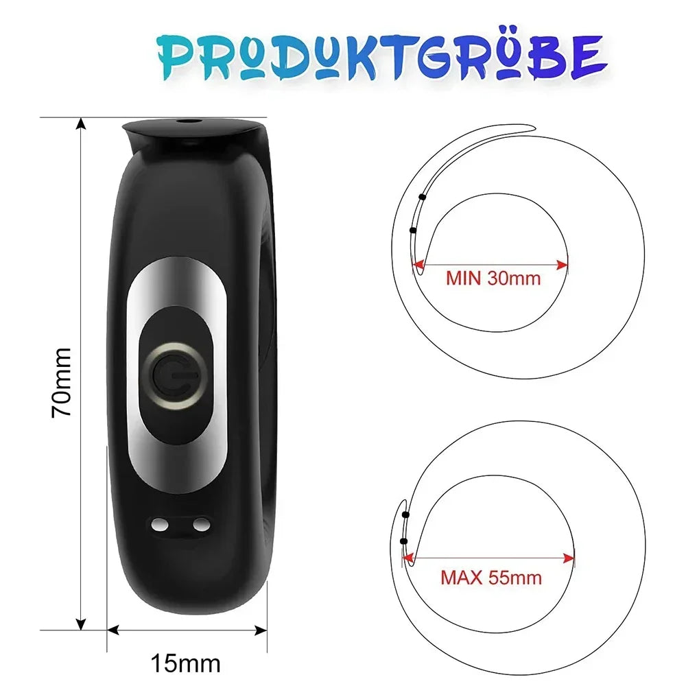 Strong Penis Erect Cock Ring Male Masturbation Tools Sexy Toys Vibrating Rings Clitoral Stimulator Sex Toys For Men Couple 18+