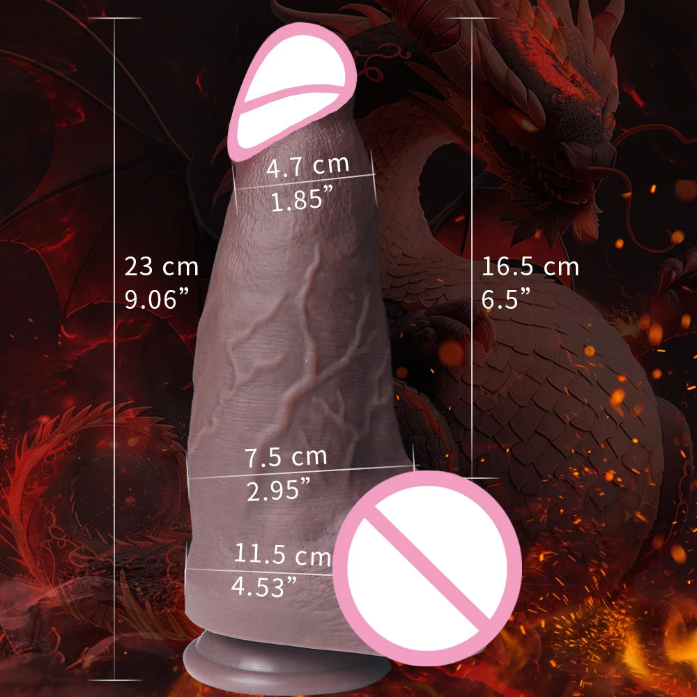 Super Huge Dildo Realistic Penis Soft Silicone Big Dick with Suction Cup Cock Anal Plug Sex Toy for Women Men Lesbian Aldult 18