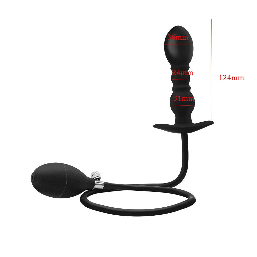 Super Large Inflatable Huge Big Anal Plug Max 12cm Dildo Pump Anal Dilator Expandable No Vibrator Butt Plug Anal Balls Sex Toys