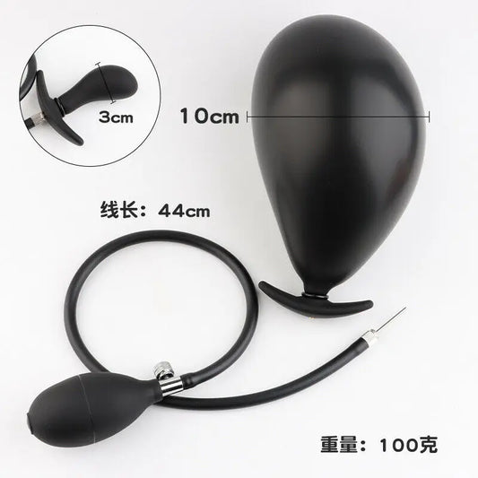 Super Large Inflatable Huge Big Anal Plug Max 12cm Dildo Pump Anal Dilator Expandable No Vibrator Butt Plug Anal Balls Sex Toys