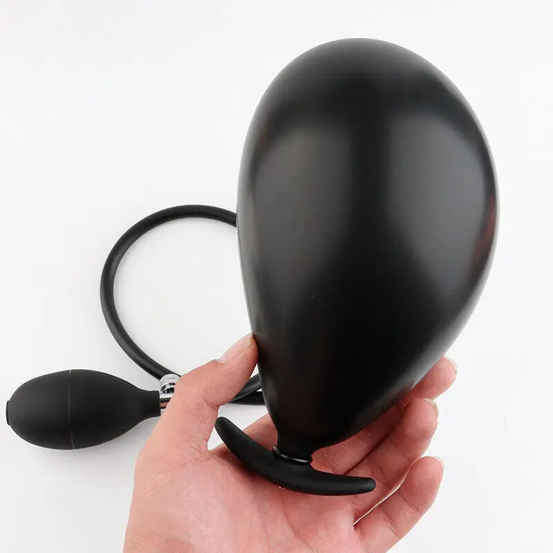 Super Large Inflatable Huge Big Anal Plug Max 12cm Dildo Pump Anal Dilator Expandable No Vibrator Butt Plug Anal Balls Sex Toys