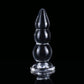 Transparent  Bead External Anal Plug Prostate Massager