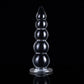 Transparent  Bead External Anal Plug Prostate Massager