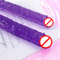 Super Long 30cm Double Head Dildo Soft Dick Jelly Realistic Stimulator Flexible Big Penis Masturbation Sex Toy for Women Lesbian