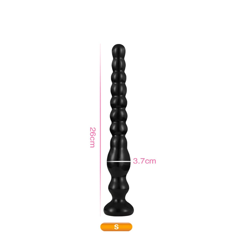 Super Long Anal Plug Anal Beads Big Dildo Prostate Massager Soft Silicone Butt Plugs Erotic Adult Sex Toys For Women Men Gay