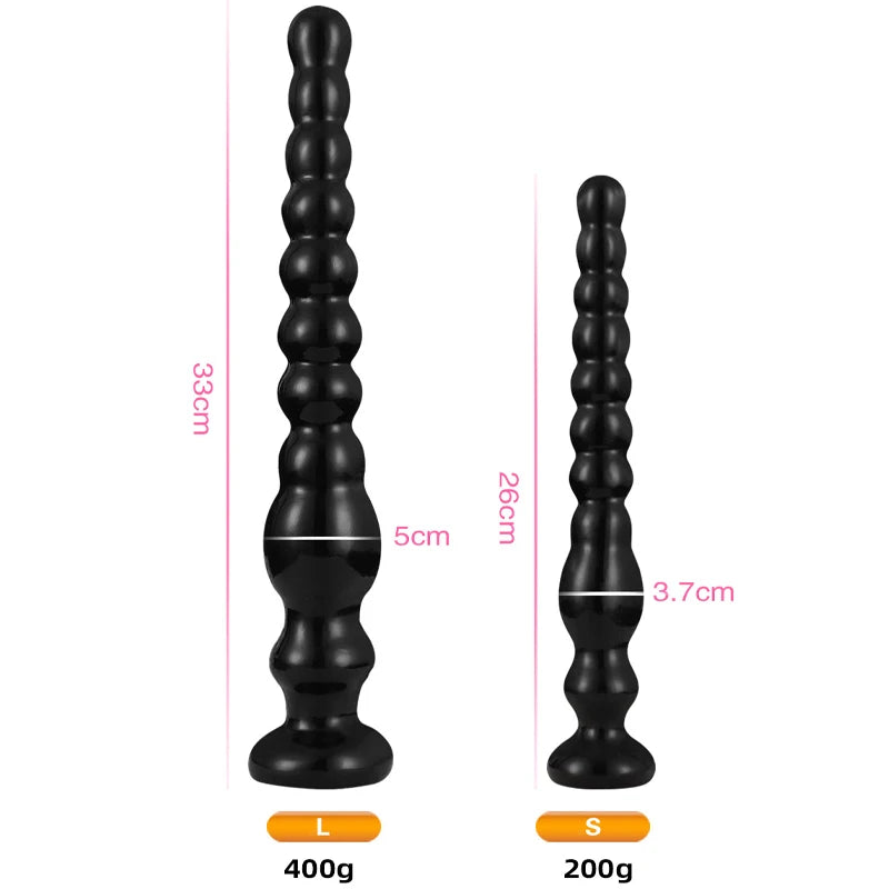 Super Long Anal Plug Anal Beads Big Dildo Prostate Massager Soft Silicone Butt Plugs Erotic Adult Sex Toys For Women Men Gay