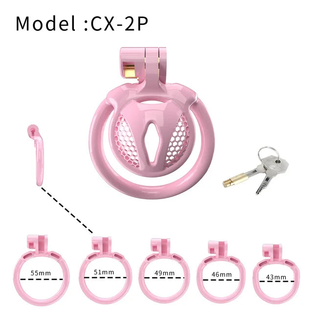 Super Micro Penis Lock Cock Cage Sissy Male Chastity Device with 5 Size Rings Sex Pancake 정조대 Sexy Toys for Men Castidade Sissy