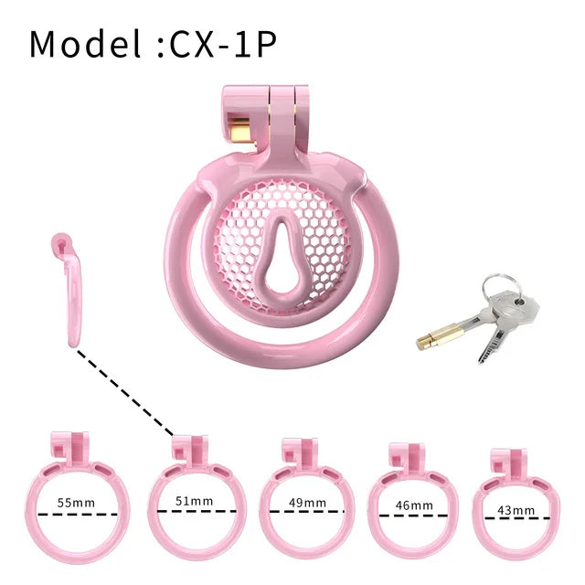 Super Micro Penis Lock Cock Cage Sissy Male Chastity Device with 5 Size Rings Sex Pancake 정조대 Sexy Toys for Men Castidade Sissy