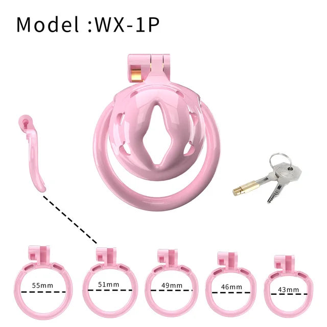 Super Micro Penis Lock Cock Cage Sissy Male Chastity Device with 5 Size Rings Sex Pancake 정조대 Sexy Toys for Men Castidade Sissy