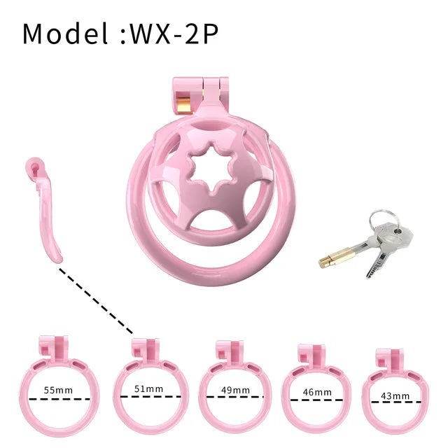 Super Micro Penis Lock Cock Cage Sissy Male Chastity Device with 5 Size Rings Sex Pancake 정조대 Sexy Toys for Men Castidade Sissy