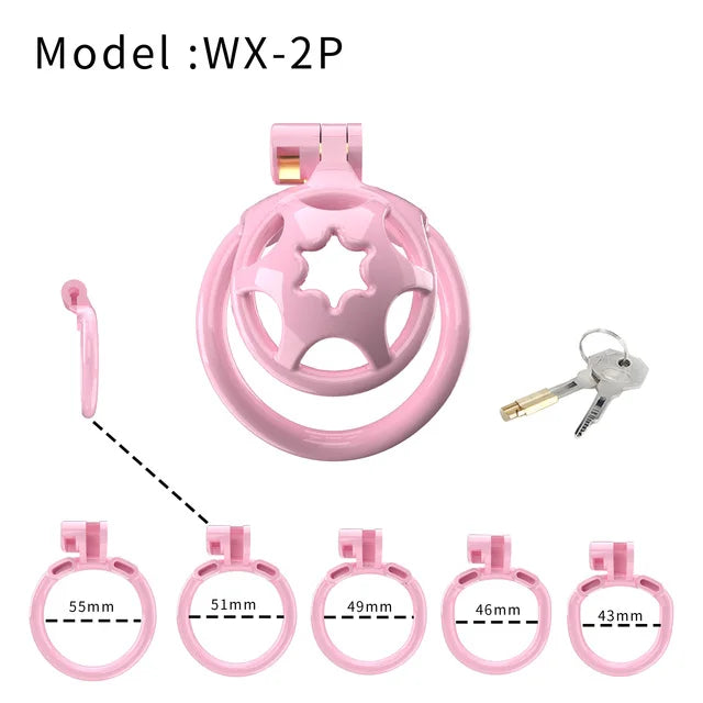 Super Micro Penis Lock Cock Cage Sissy Male Chastity Device with 5 Size Rings Sex Pancake 정조대 Sexy Toys for Men Castidade Sissy