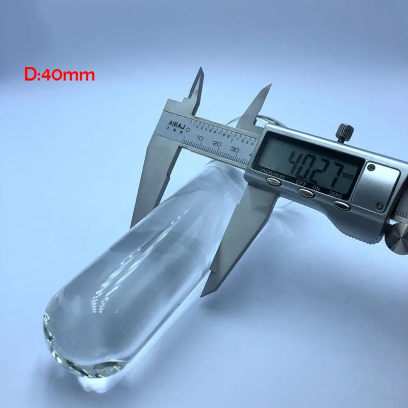 Super Thick Glass Butt Plug Big Anal Expander Vagina Dilatador Anal Plug Set Anal Stimulator Prostate Massage Sex Toy For Couple