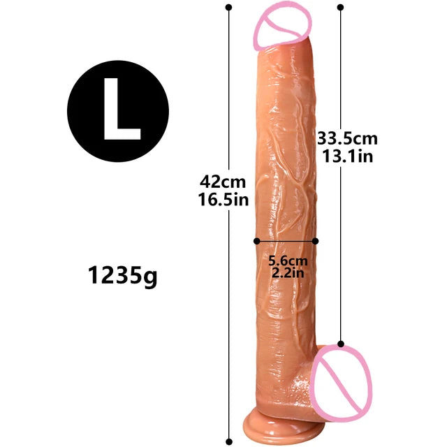 Super huge Dick dildo realistic long dildos penis anal plug soft penis strong suction cup dildo long anal sex toys for woman