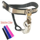T Back Type Male Chastity Belt Penis Sleeve Metal Cock Cage with Lock Device Anal Plug Sex Slave BDSM Underwear for Men