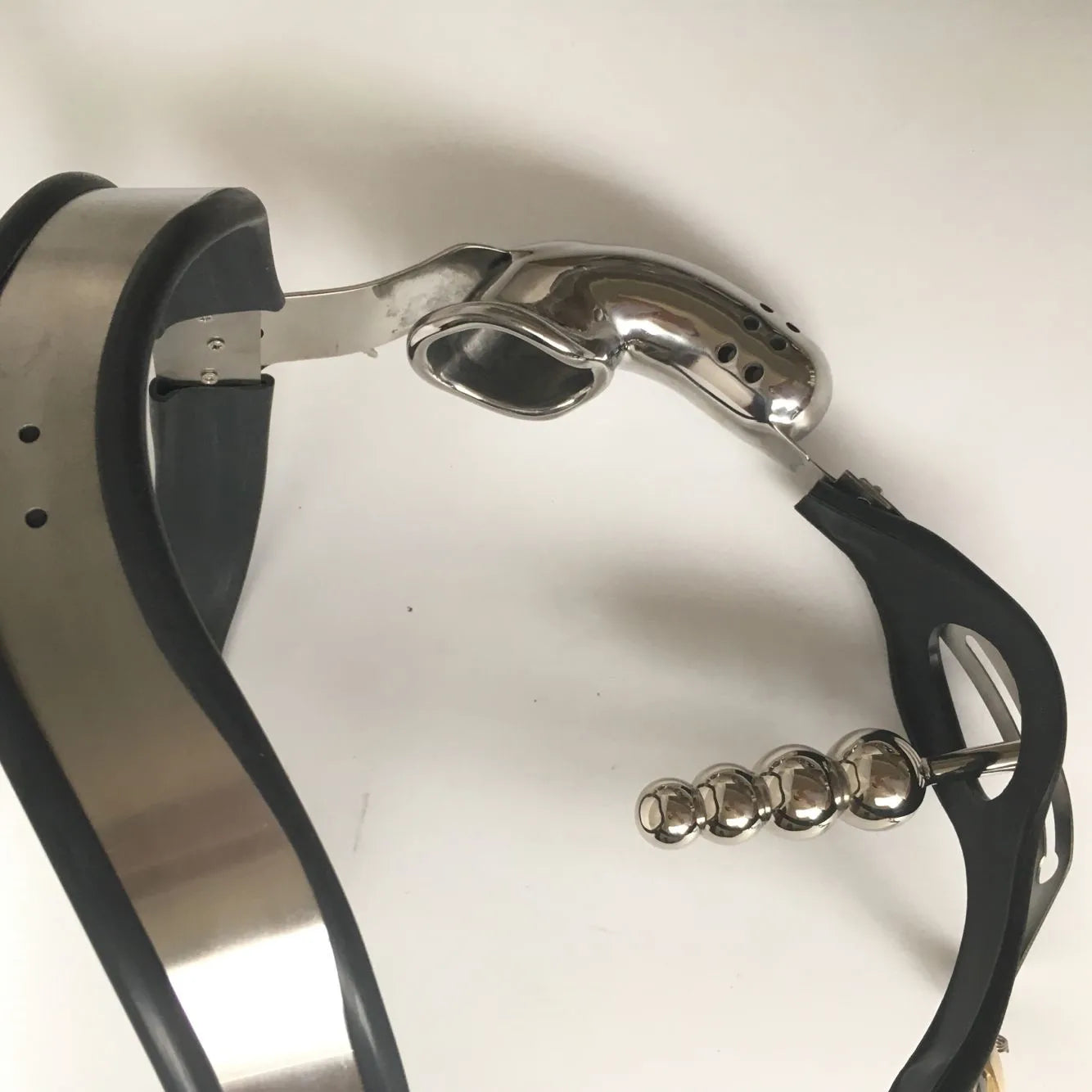 T Back Type Male Chastity Belt Penis Sleeve Metal Cock Cage with Lock Device Anal Plug Sex Slave BDSM Underwear for Men