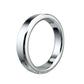 Top quality large size male stainless steel heavy metal penis lock cock ring ball stretcher BDSM erection sex toy for man