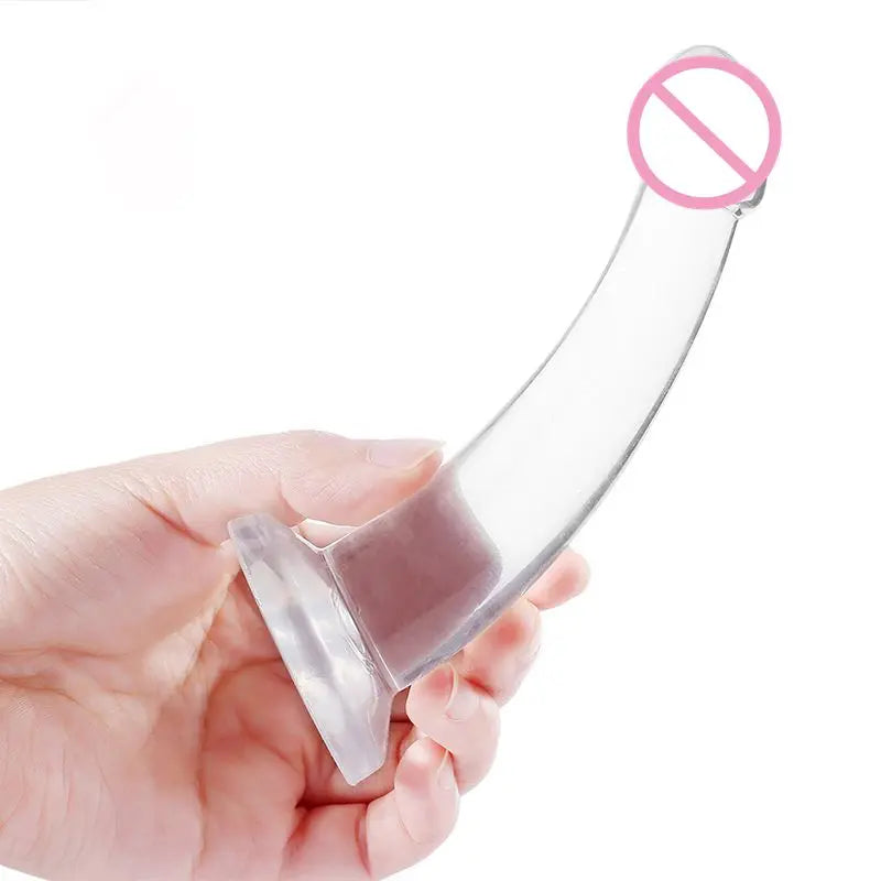 Transparent Anal Plugs Smooth Dildo Prostate Butt Plug Vagina Masturbation Anus Dilator Anal Sex Toys for Woman Man Sex Products