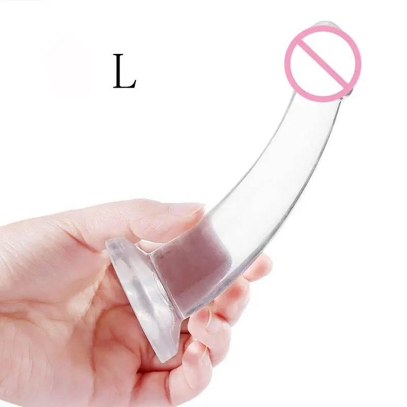 Transparent Anal Plugs Smooth Dildo Prostate Butt Plug Vagina Masturbation Anus Dilator Anal Sex Toys for Woman Man Sex Products