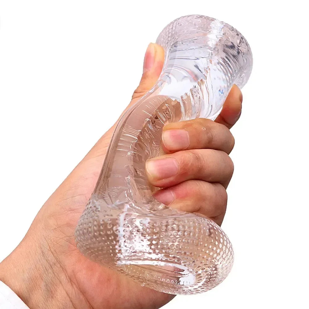 Transparent Male Masturbator Cup Pussy Vaginal for Men 18 Penis Pump Glans Sucking Delay Exerciser Sex Toys Adult Product Erotic