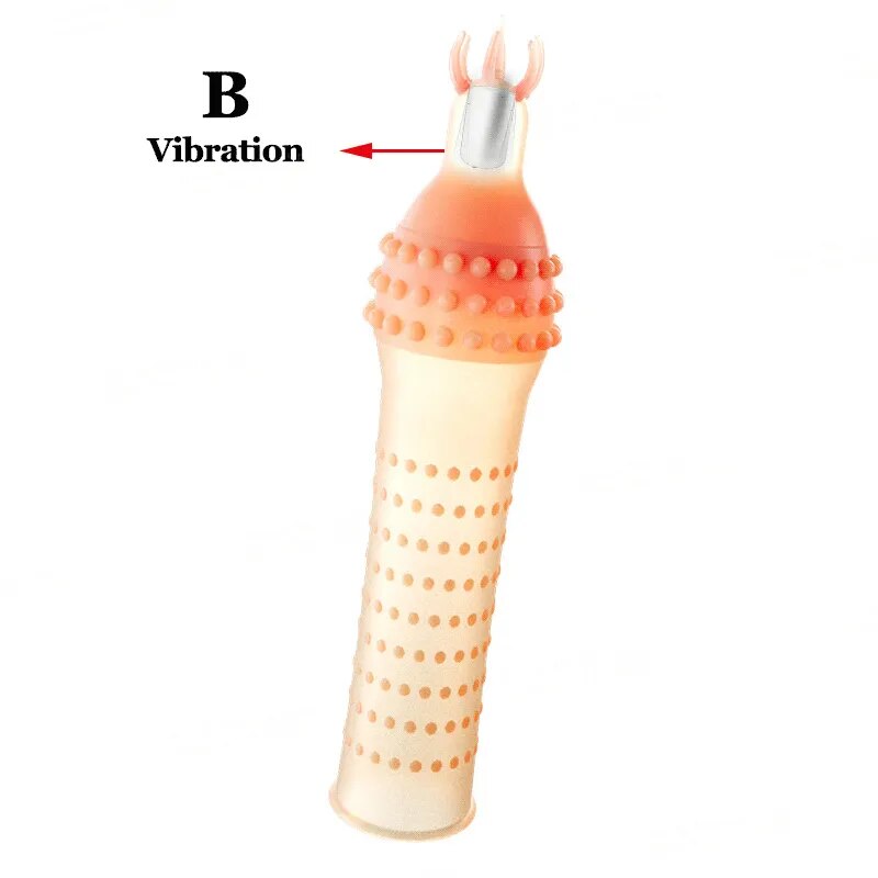 Ultrathin Massager Sleeve Vibrator Cock Ring