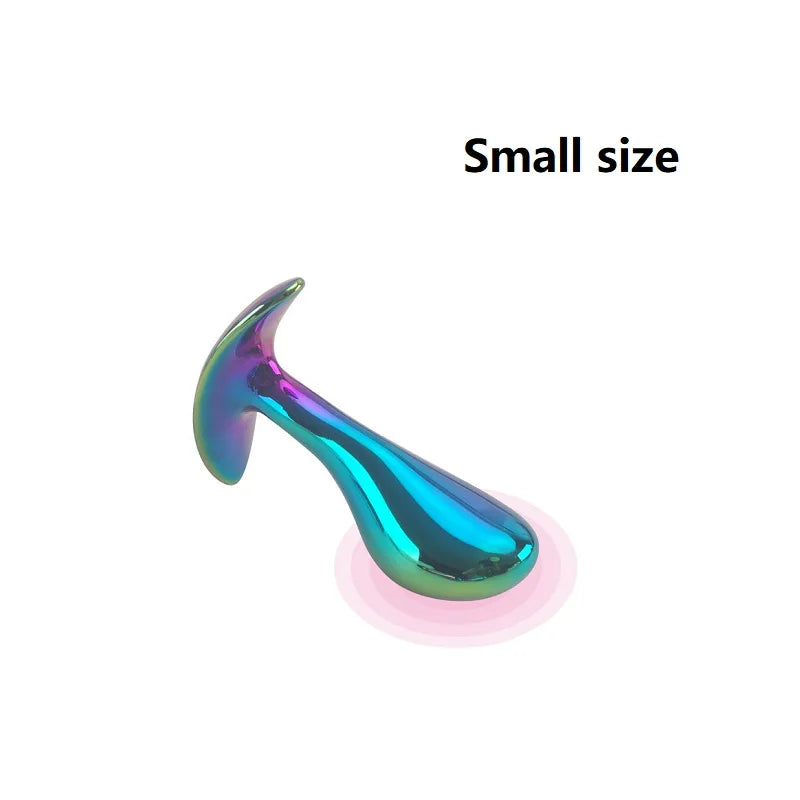 Underwear outdoor small medium large size metal anal beads butt plug dildo vaginal unisex insert sex toy for men women