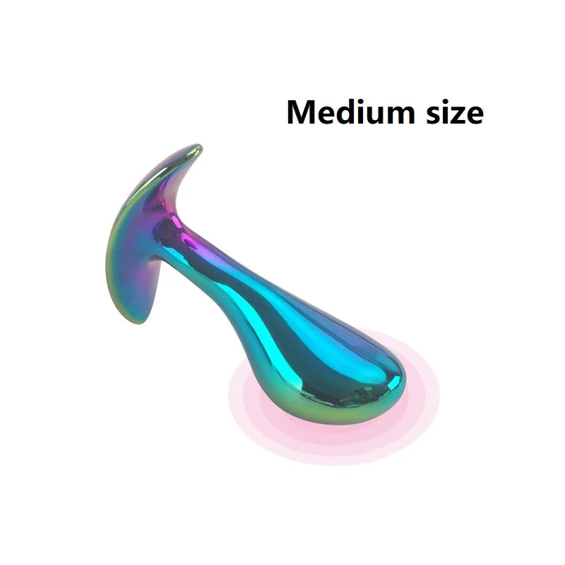 Underwear outdoor small medium large size metal anal beads butt plug dildo vaginal unisex insert sex toy for men women