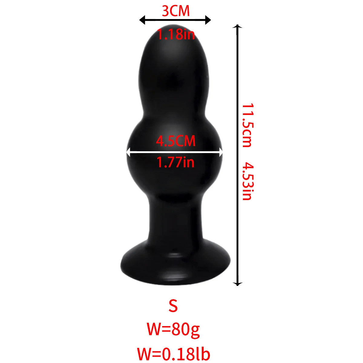 Unisex Silicone Anal Plug Sex Toy Masturbator Anus Butt Plug Dilator Stimulation Massager for Men Women Adult Games Anal Toys