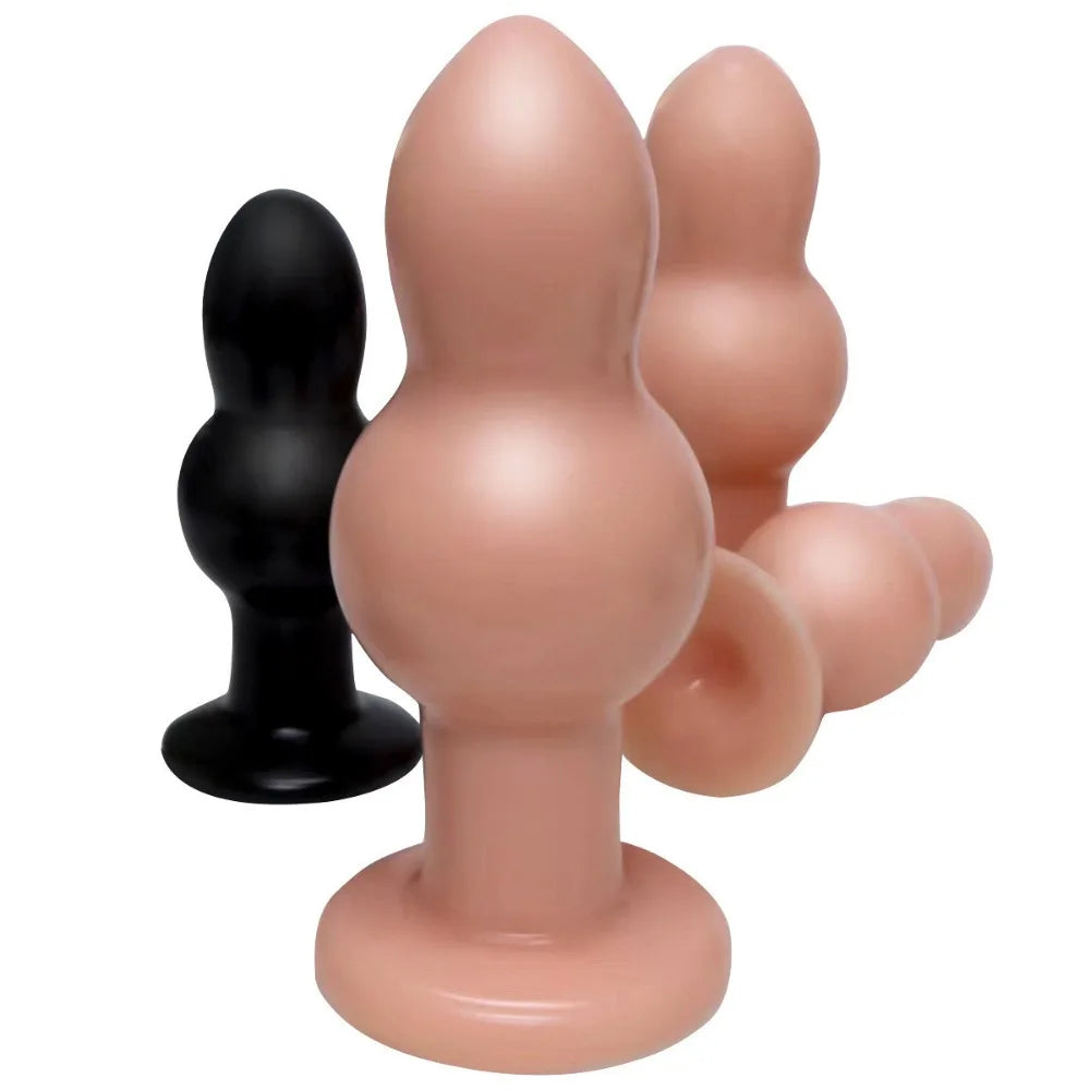 Unisex Silicone Anal Plug Sex Toy Masturbator Anus Butt Plug Dilator Stimulation Massager for Men Women Adult Games Anal Toys