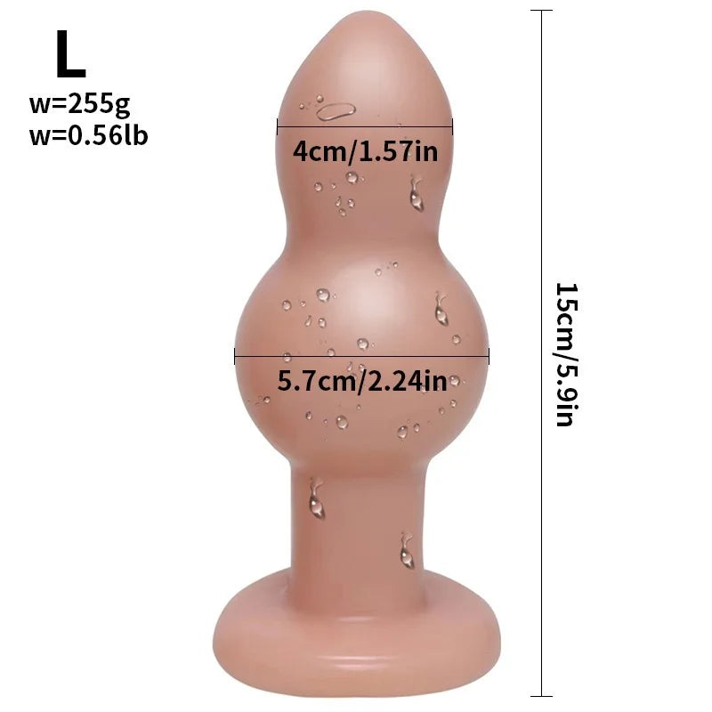 Unisex Silicone Anal Plug Sex Toy Masturbator Anus Butt Plug Dilator Stimulation Massager for Men Women Adult Games Anal Toys