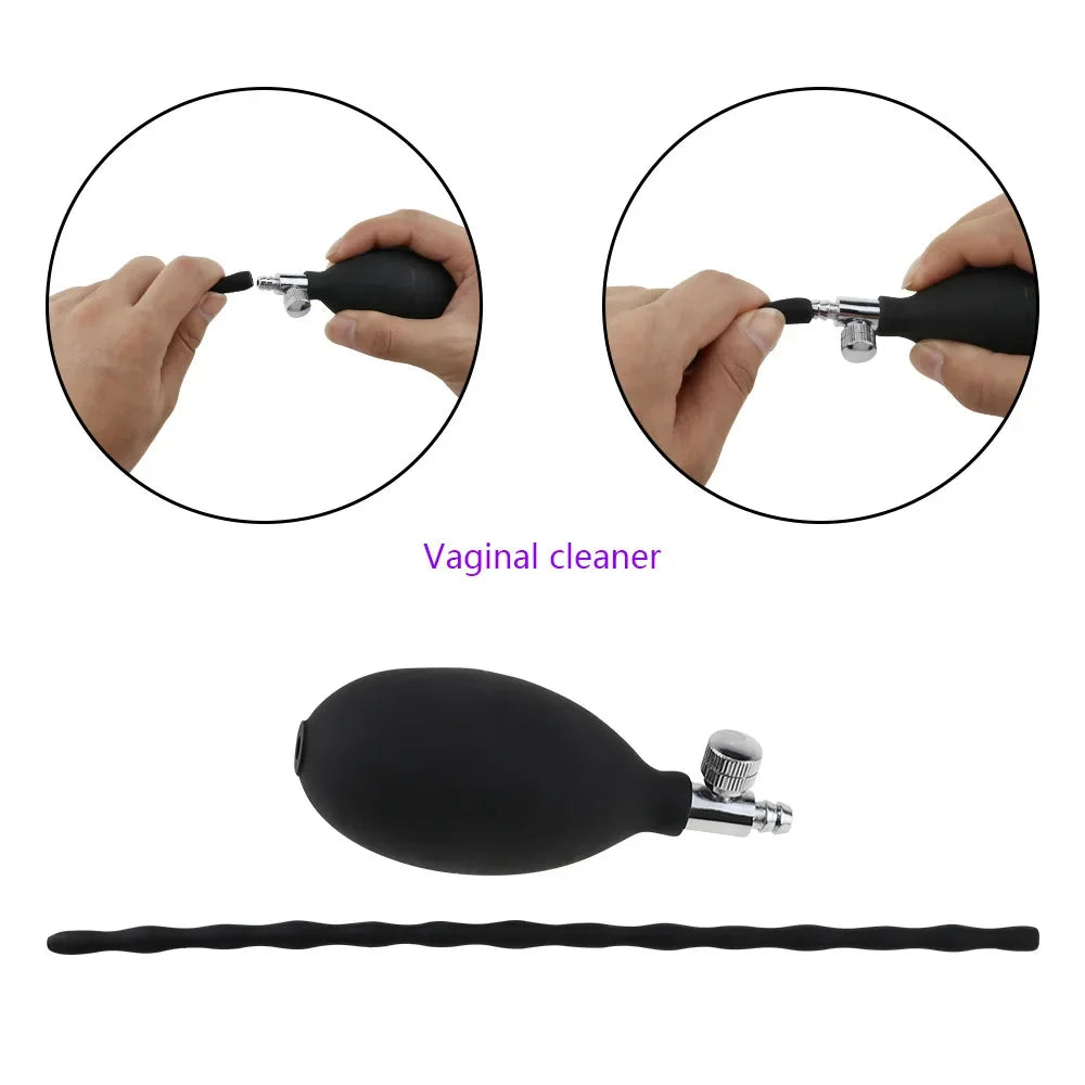 Urethral Catheter Penis Plug Pump Anal Dilatator Sounds NO Vibrator Sex Toys for Men Male Penis Insert Device Sounding