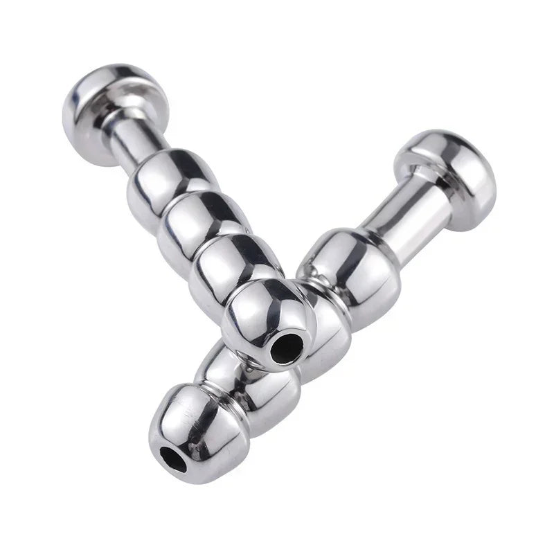 Urethral Dilatation Matel Catheters Anal Beads For Male Sex Toy Butt Plug 5/6/7/8/9/10/mm Penis Stimulation Horse Eye Stick