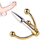 Urethral Dilator Penis Plug Insert Sounding Rods Adjustable Size Urethra Plug Sex Toys For Men Masturbators Horse Eye Stick BDSM