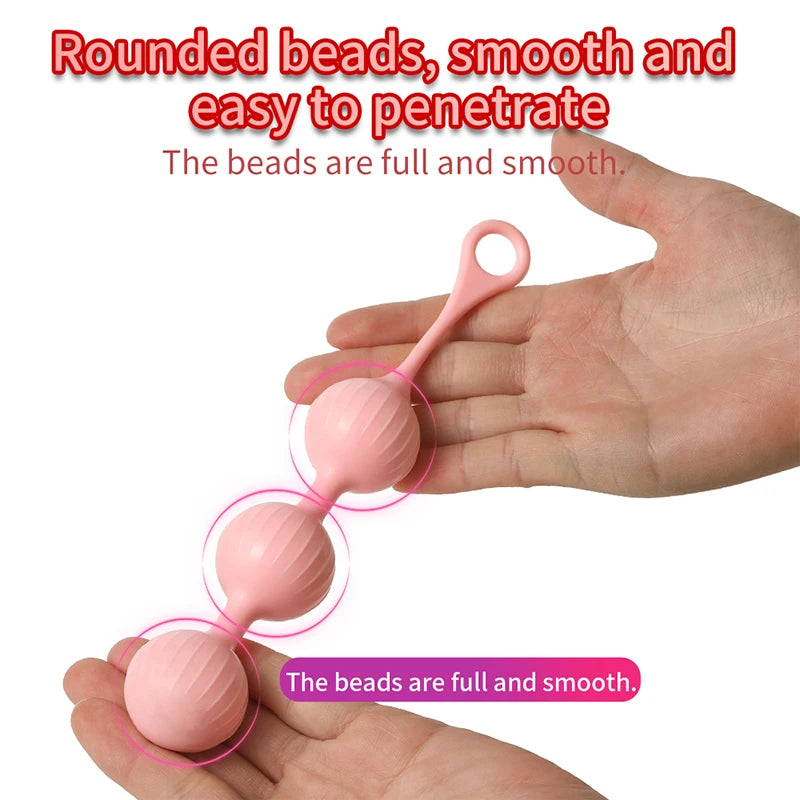 Vagina Balls G-spot Anal Plug Prostate Kegel Toy Silicone Anal Plug Stimulation Massage Dilator Alternative Sex Toys for Woman